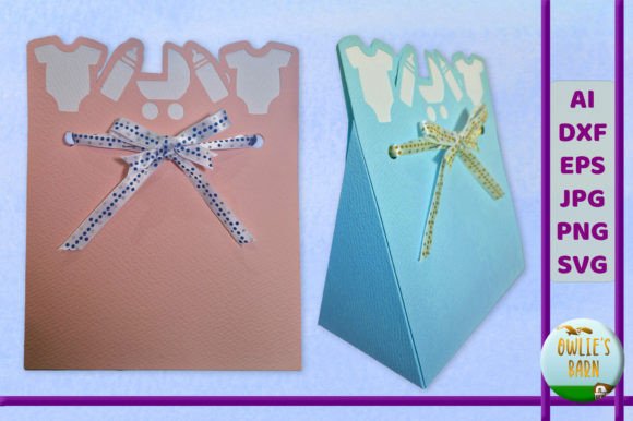 3D SVG Baby Sachet Design