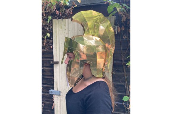 3D SVG Greek Helmet: Objects with Ancient Power