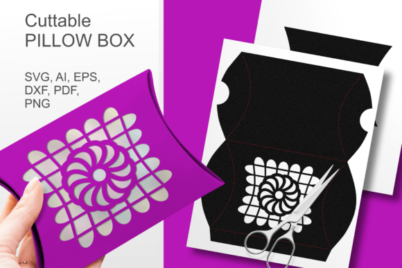 Cinco De Mayo 6 Pillow Gift Box Template