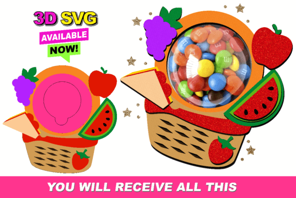 Picnic Birthday Party Candy Holder
