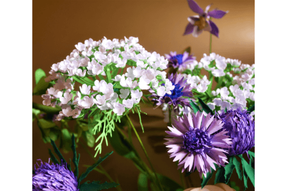 Rhea Foliage 3D SVG Paper Flowers