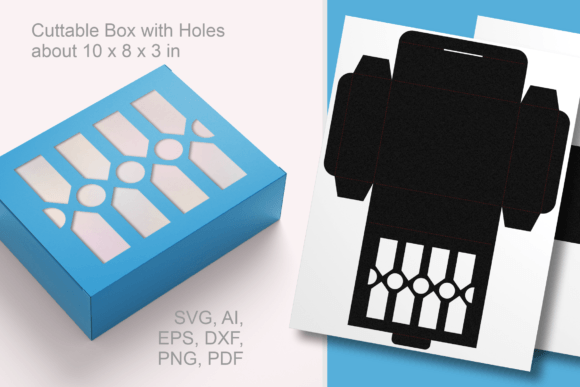 Window Geometric Swatch 1 Favor Box SVG