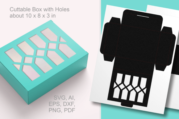 Window Geometric Swatch Rectangular Box